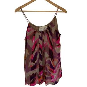 Rory Beca Women's Multicolor Silk Camisole Top Size Small Feminine Girly Career‎